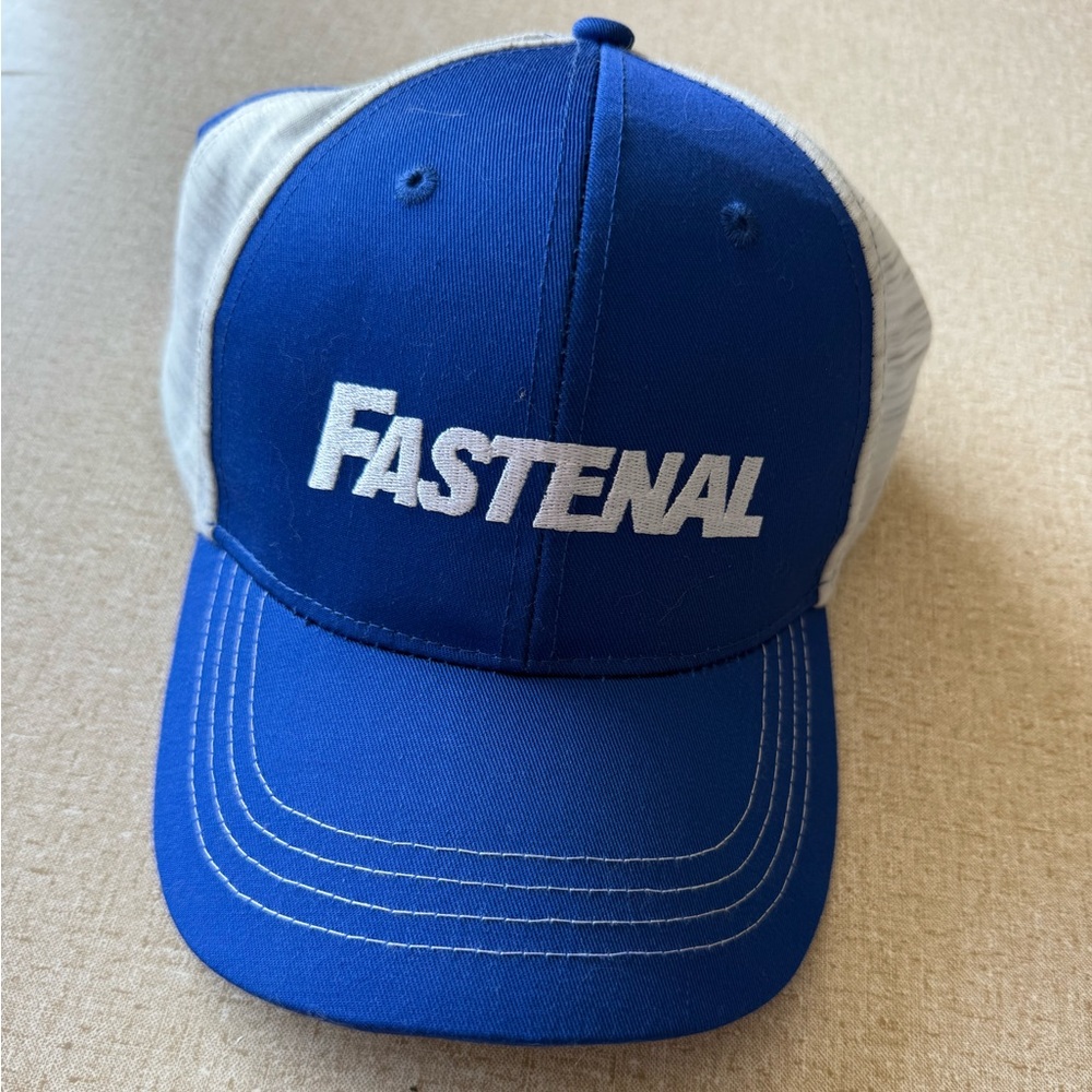 Blue and White Men's Cap